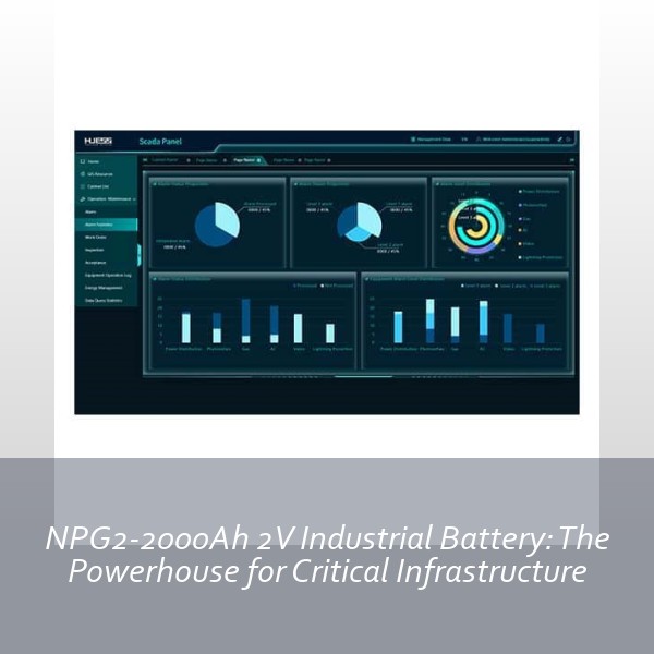 NPG2-2000Ah 2V Industrial Battery: The Powerhouse for Critical Infrastructure