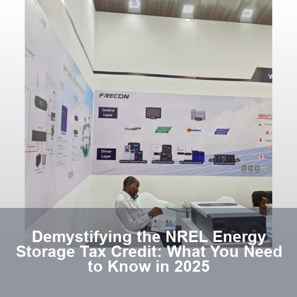 Demystifying the NREL Energy Storage Tax Credit: What You Need to Know in 2025
