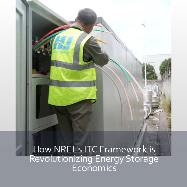 How NREL's ITC Framework is Revolutionizing Energy Storage Economics