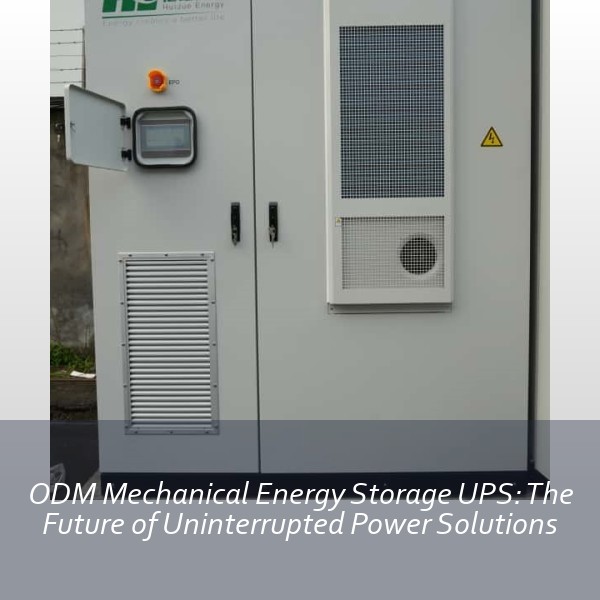 ODM Mechanical Energy Storage UPS: The Future of Uninterrupted Power Solutions