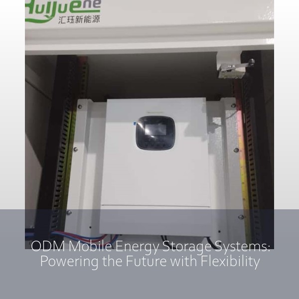 ODM Mobile Energy Storage Systems: Powering the Future with Flexibility