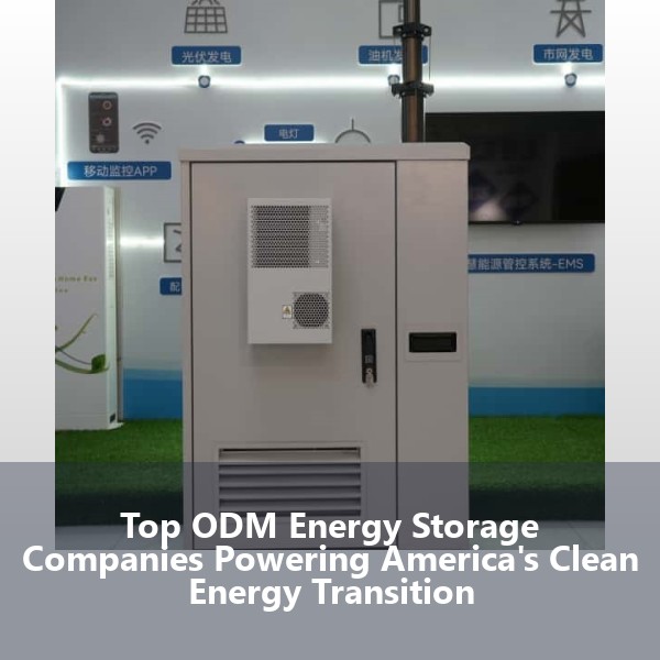 Top ODM Energy Storage Companies Powering America's Clean Energy Transition