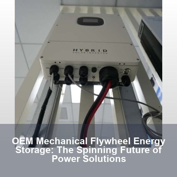 OEM Mechanical Flywheel Energy Storage: The Spinning Future of Power Solutions