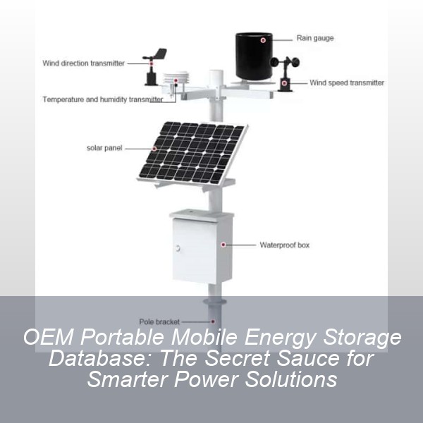 OEM Portable Mobile Energy Storage Database: The Secret Sauce for Smarter Power Solutions