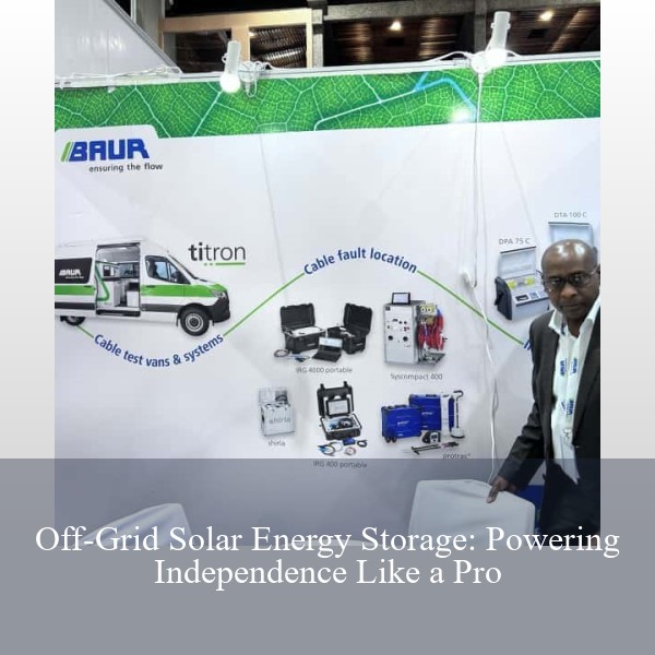Off-Grid Solar Energy Storage: Powering Independence Like a Pro