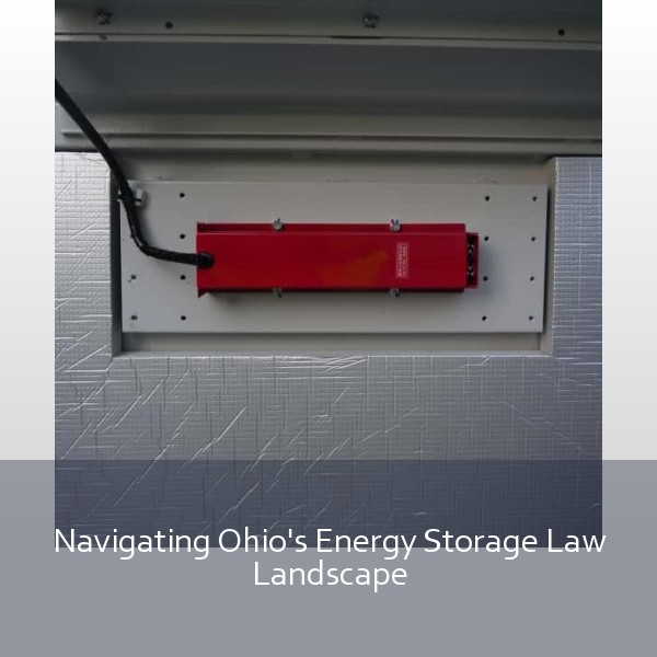 Navigating Ohio's Energy Storage Law Landscape