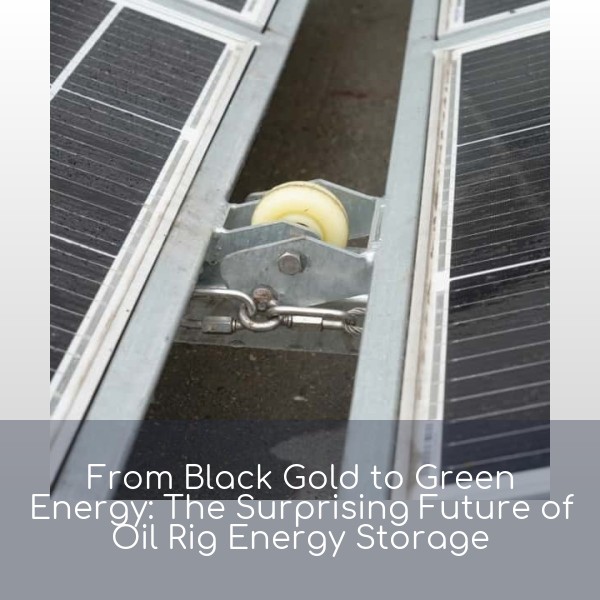 From Black Gold to Green Energy: The Surprising Future of Oil Rig Energy Storage