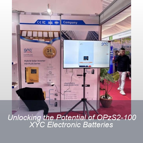Unlocking the Potential of OPzS2-100 XYC Electronic Batteries