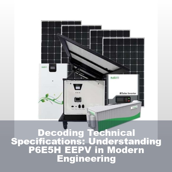 Decoding Technical Specifications: Understanding P6E5H EEPV in Modern Engineering