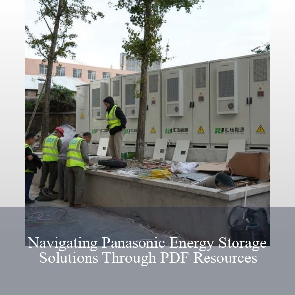 Navigating Panasonic Energy Storage Solutions Through PDF Resources