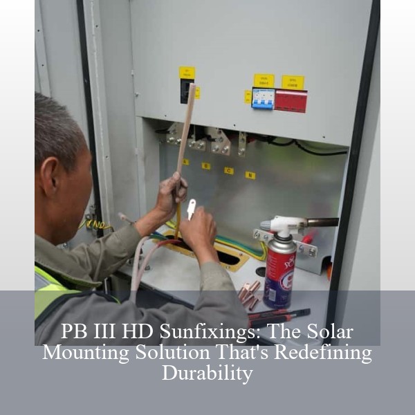 PB III HD Sunfixings: The Solar Mounting Solution That's Redefining Durability