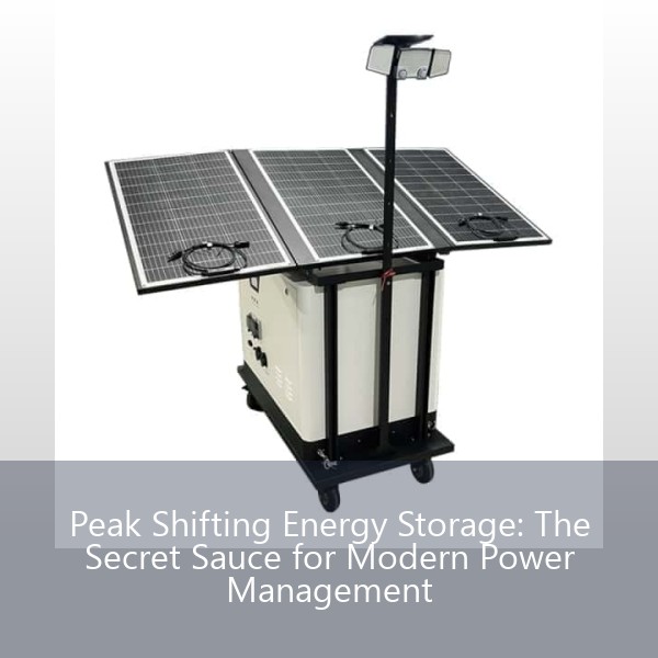 Peak Shifting Energy Storage: The Secret Sauce for Modern Power Management