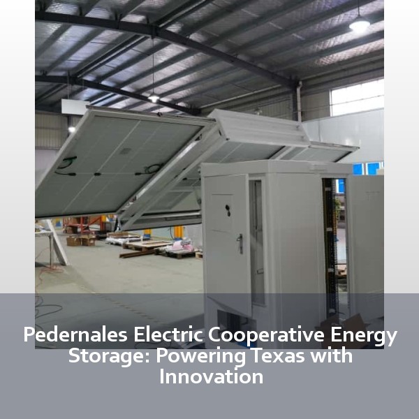 Pedernales Electric Cooperative Energy Storage: Powering Texas with Innovation
