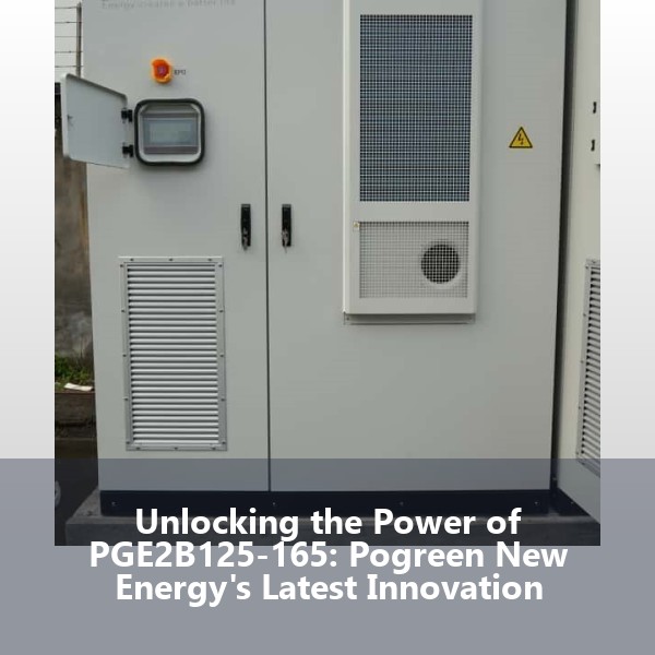 Unlocking the Power of PGE2B125-165: Pogreen New Energy's Latest Innovation