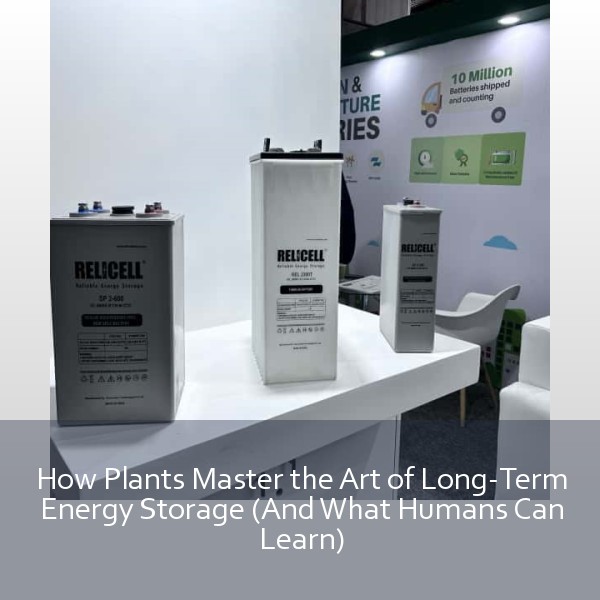 How Plants Master the Art of Long-Term Energy Storage (And What Humans Can Learn)