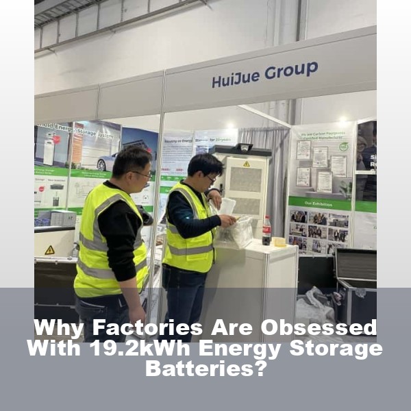 Why Factories Are Obsessed With 19.2kWh Energy Storage Batteries?
