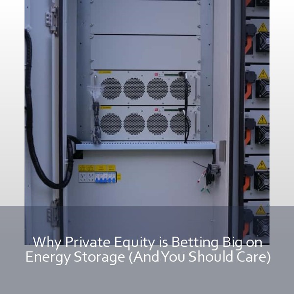 Why Private Equity is Betting Big on Energy Storage (And You Should Care)