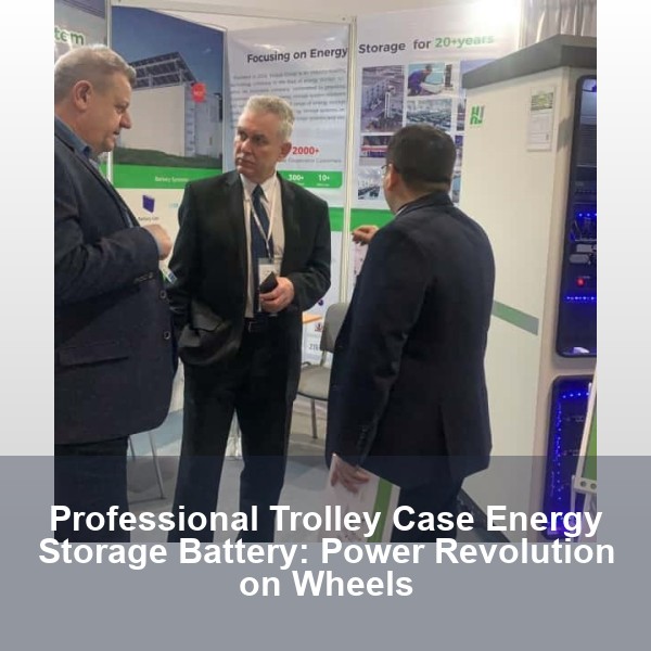 Professional Trolley Case Energy Storage Battery: Power Revolution on Wheels