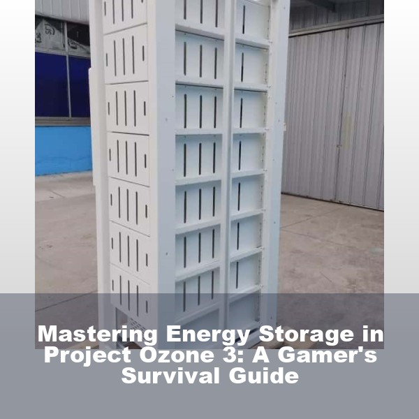 Mastering Energy Storage in Project Ozone 3: A Gamer's Survival Guide