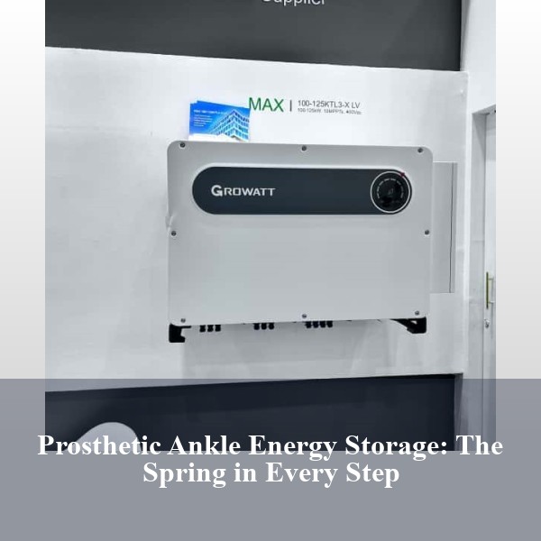 Prosthetic Ankle Energy Storage: The Spring in Every Step