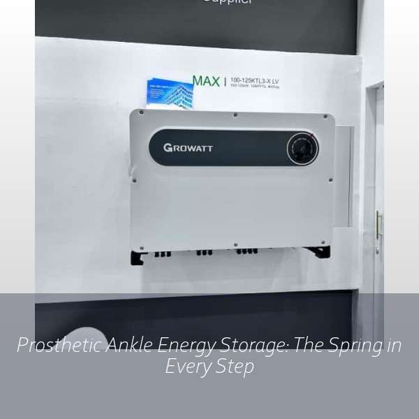Prosthetic Ankle Energy Storage: The Spring in Every Step