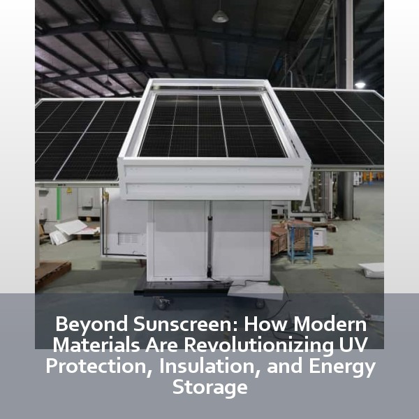 Beyond Sunscreen: How Modern Materials Are Revolutionizing UV Protection, Insulation, and Energy Storage
