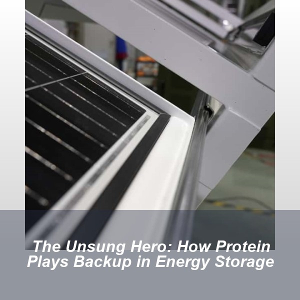 The Unsung Hero: How Protein Plays Backup in Energy Storage