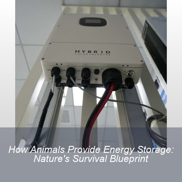 How Animals Provide Energy Storage: Nature's Survival Blueprint