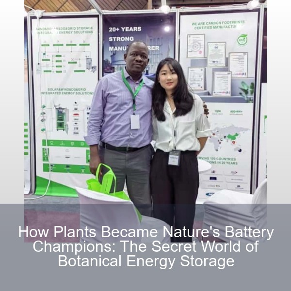 How Plants Became Nature's Battery Champions: The Secret World of Botanical Energy Storage