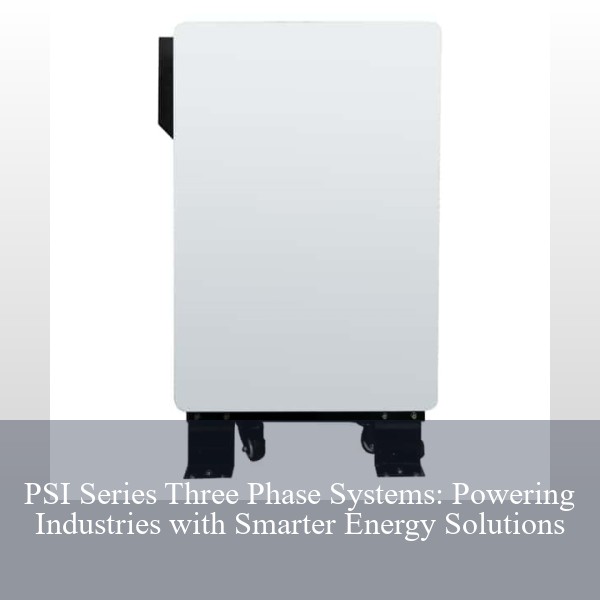 PSI Series Three Phase Systems: Powering Industries with Smarter Energy Solutions