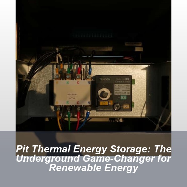 Pit Thermal Energy Storage: The Underground Game-Changer for Renewable Energy
