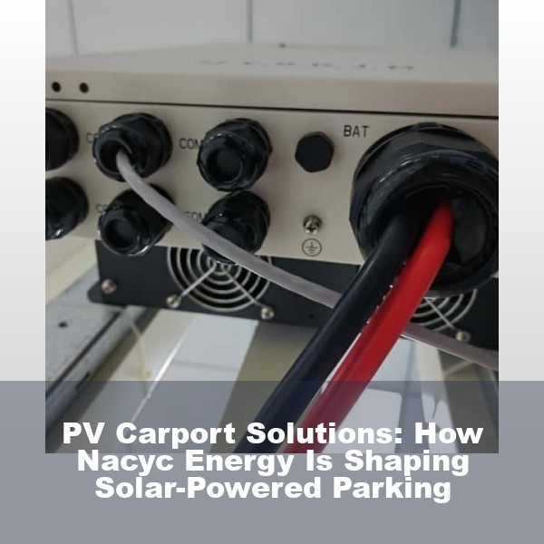 PV Carport Solutions: How Nacyc Energy Is Shaping Solar-Powered Parking