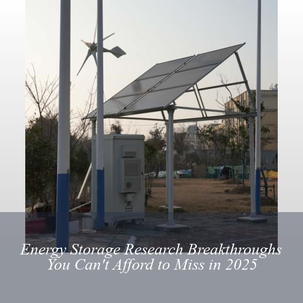 Energy Storage Research Breakthroughs You Can't Afford to Miss in 2025