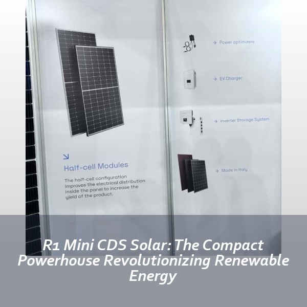 R1 Mini CDS Solar: The Compact Powerhouse Revolutionizing Renewable Energy