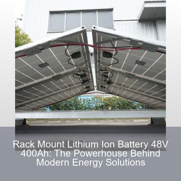 Rack Mount Lithium Ion Battery 48V 400Ah: The Powerhouse Behind Modern Energy Solutions