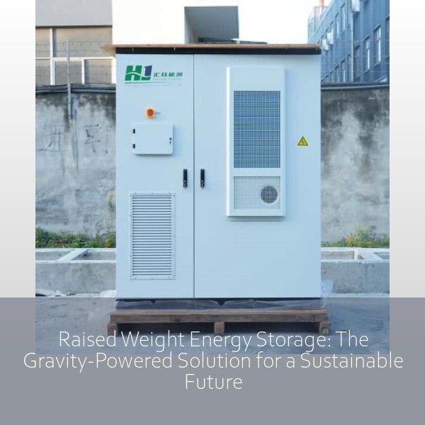 Raised Weight Energy Storage: The Gravity-Powered Solution for a Sustainable Future