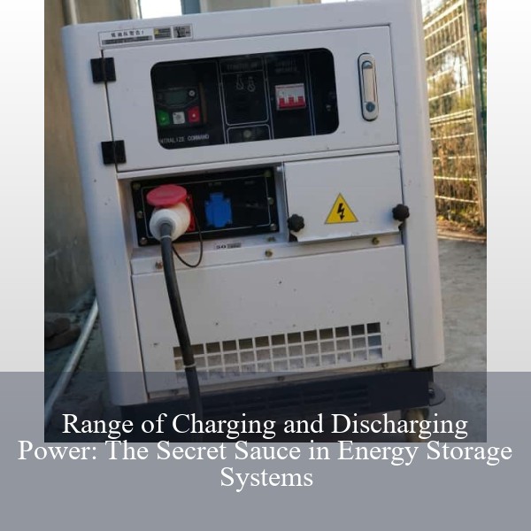 Range of Charging and Discharging Power: The Secret Sauce in Energy Storage Systems
