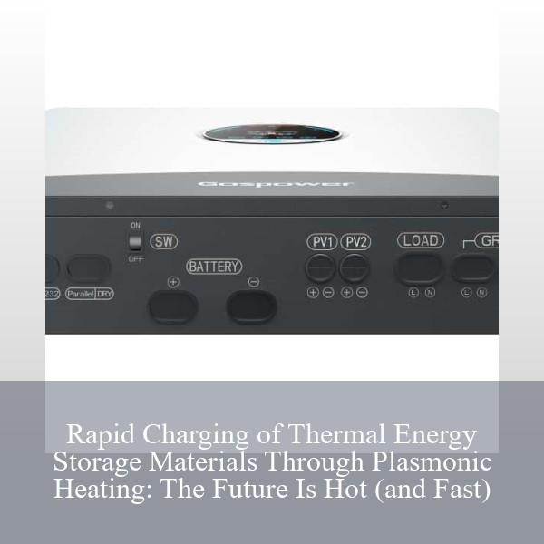 Rapid Charging of Thermal Energy Storage Materials Through Plasmonic Heating: The Future Is Hot (and Fast)