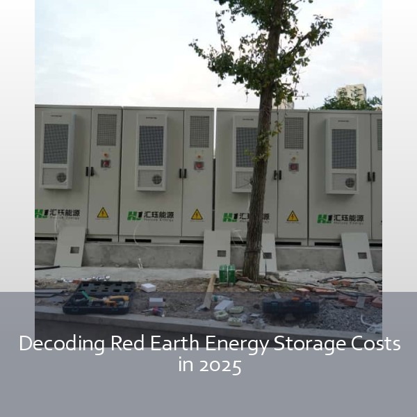 Decoding Red Earth Energy Storage Costs in 2025