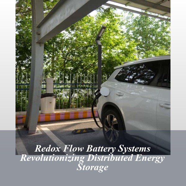 Redox Flow Battery Systems Revolutionizing Distributed Energy Storage