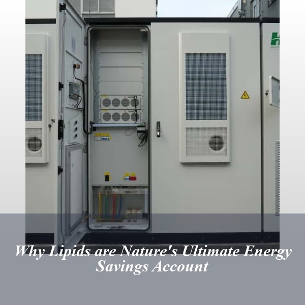 Why Lipids are Nature's Ultimate Energy Savings Account