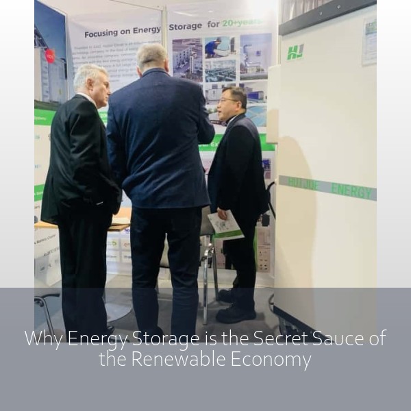Why Energy Storage is the Secret Sauce of the Renewable Economy