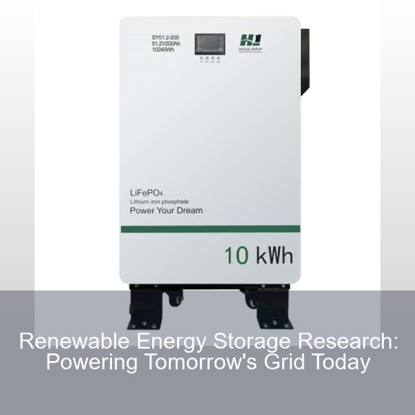 Renewable Energy Storage Research: Powering Tomorrow's Grid Today