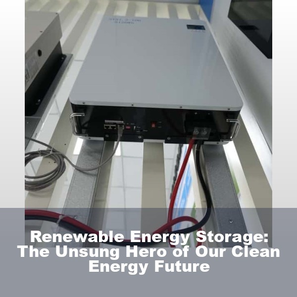 Renewable Energy Storage: The Unsung Hero of Our Clean Energy Future