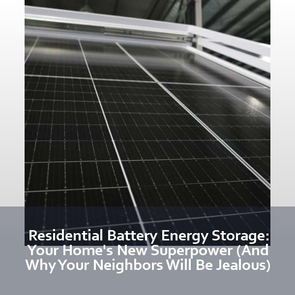 Residential Battery Energy Storage: Your Home's New Superpower (And Why Your Neighbors Will Be Jealous)