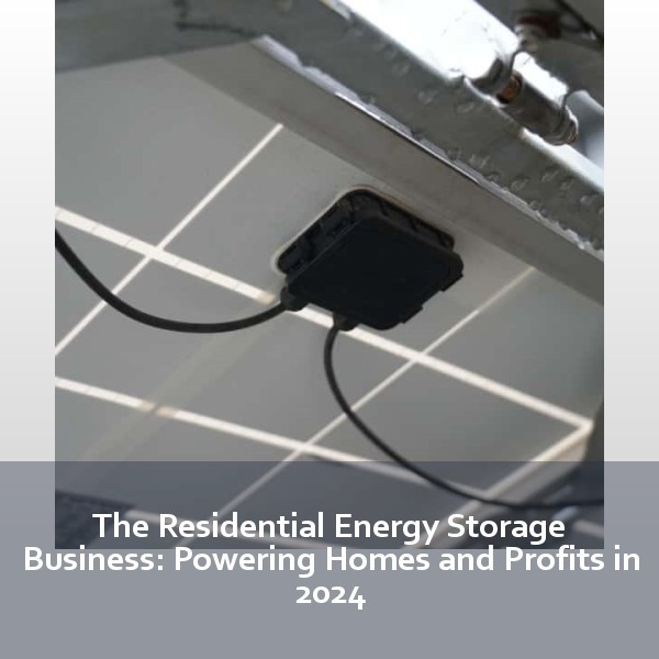 The Residential Energy Storage Business: Powering Homes and Profits in 2024