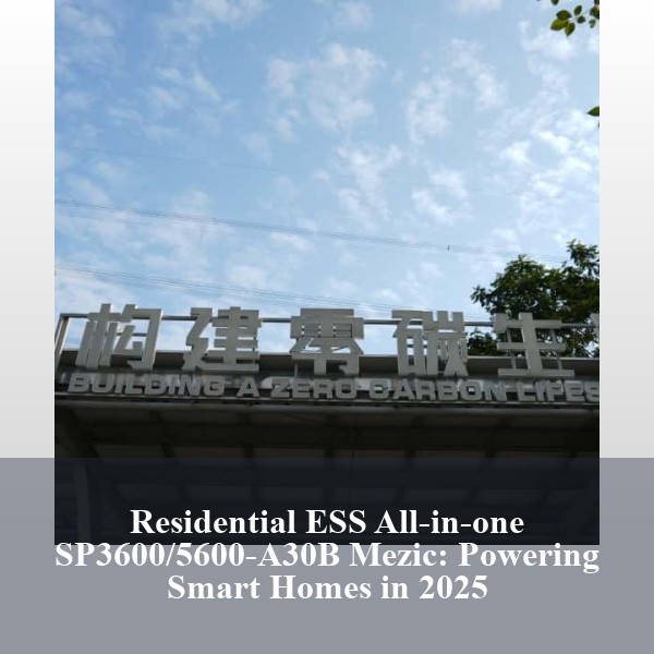 Residential ESS All-in-one SP3600/5600-A30B Mezic: Powering Smart Homes in 2025