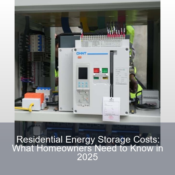 Residential Energy Storage Costs: What Homeowners Need to Know in 2025