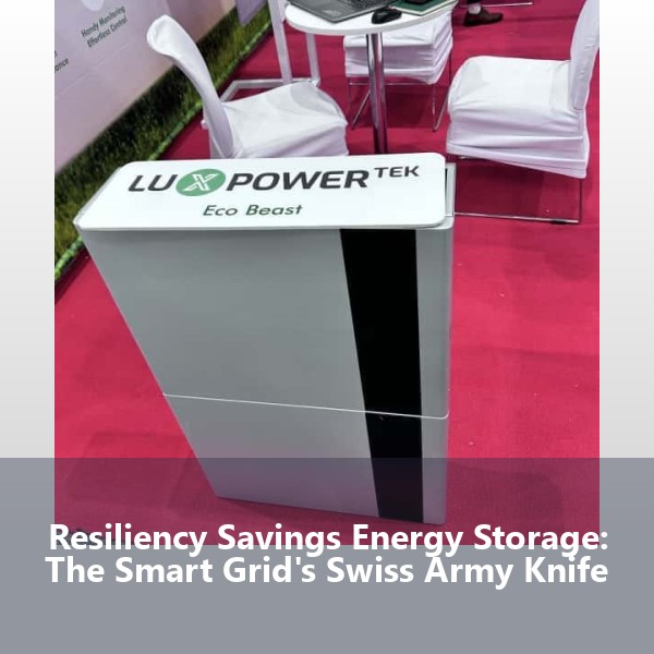 Resiliency Savings Energy Storage: The Smart Grid's Swiss Army Knife