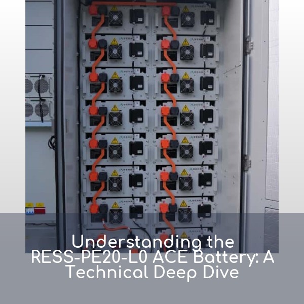 Understanding the RESS-PE20-L0 ACE Battery: A Technical Deep Dive
